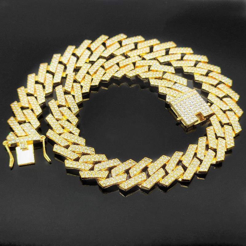 Bling Bling Hip-Hop Classic Cuban Link Decorative Collar - FancyPetTags.com