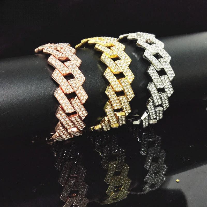 Bling Bling Hip-Hop Classic Cuban Link Decorative Collar - FancyPetTags.com